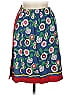 220 Hickory 100% Cotton Print Blue Casual Skirt Size S - photo 2