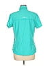 Habitat 100% Nylon Teal Short Sleeve Button-Down Shirt Size M - photo 2