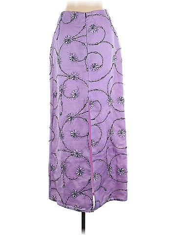 Del Rosario Silk Skirt (view 2)