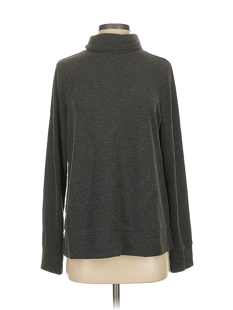 Pre-owned Lou & Grey Turtleneck Sweater In Gray