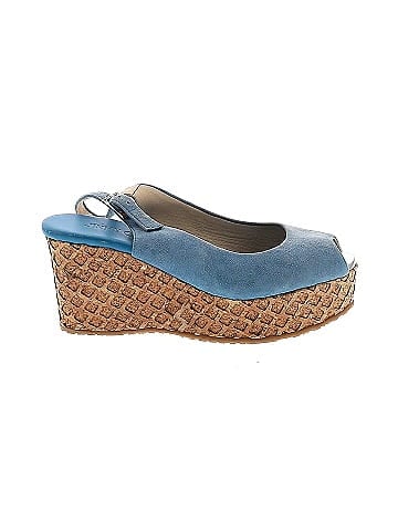 Jimmy Choo Suede Wedges (view 1)