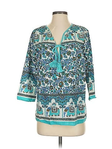 Calypso St. Barth 3/4 Sleeve Blouse (view 1)