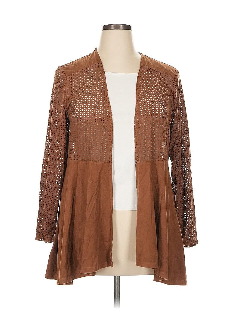 Catherines Brown Jacket Size 0X - photo 1