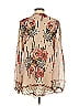 Hoss Intropia Tan 3/4 Sleeve Blouse Size XS (estimated) - photo 2
