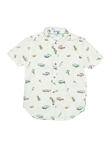 Cactus Boys Short Sleeve Button-Down Shirt (view 1)