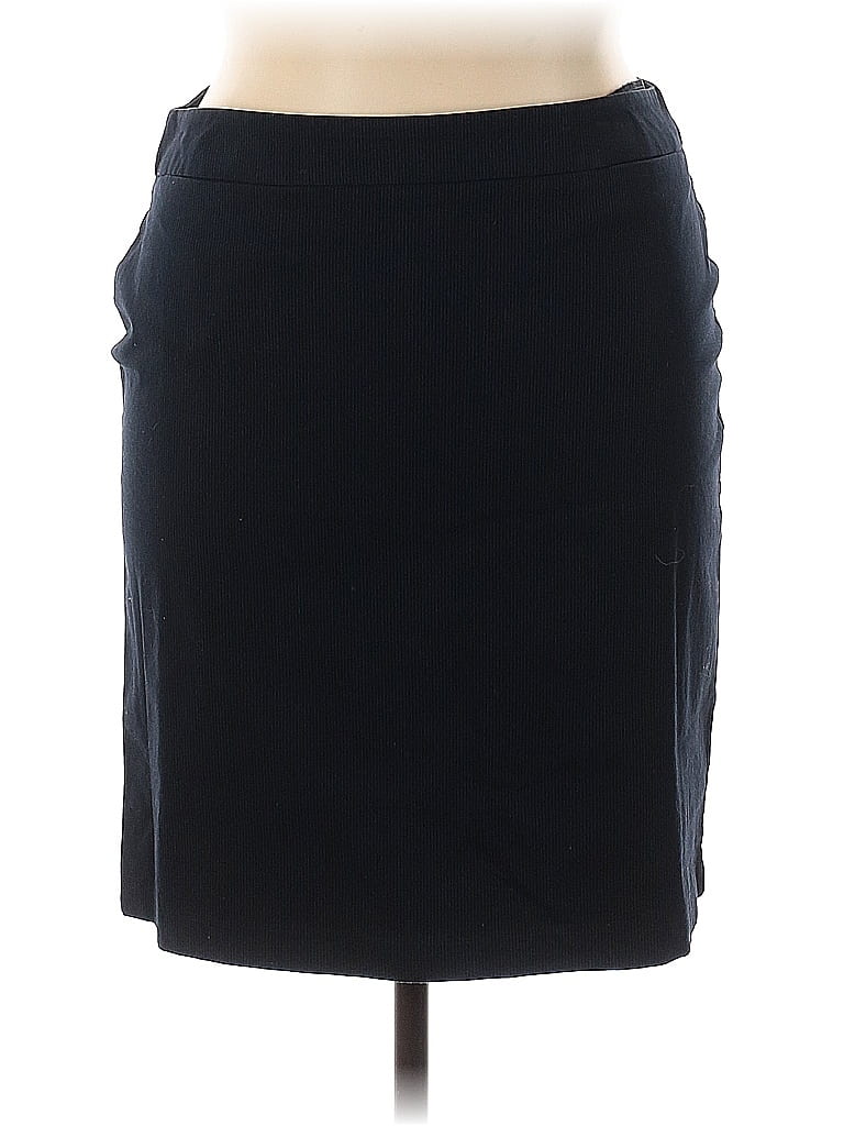 Pre-owned New York And Company Casual Skirt In Black