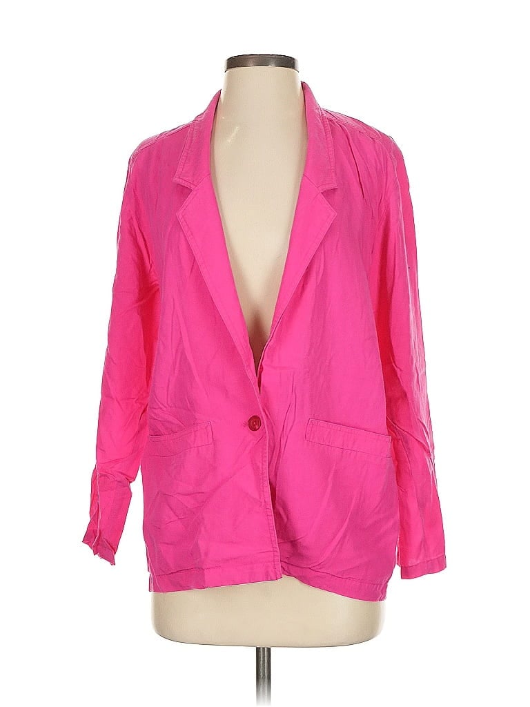 Pre-owned Assorted Brands Blazer Jacket In Pink