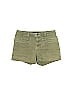 J Brand Solid Green Khaki Shorts Size 29 waist - photo 1