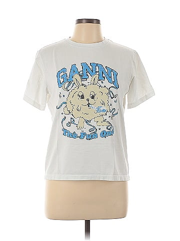 Ganni Short Sleeve T-Shirt (view 1)