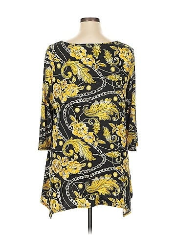 White Mark 3/4 Sleeve Blouse (view 2)