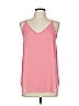 Ann Taylor LOFT Outlet 100% Polyester Pink Sleeveless Blouse Size M - photo 1