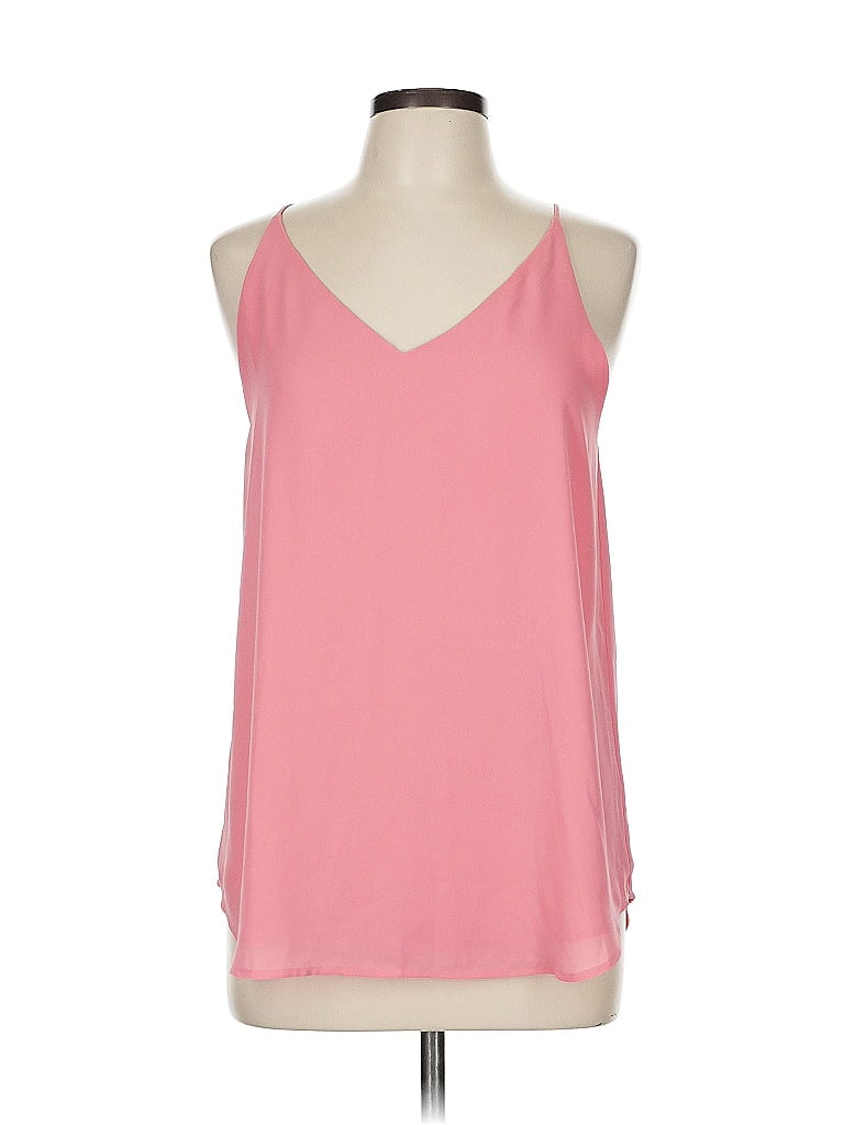Ann Taylor LOFT Outlet 100% Polyester Pink Sleeveless Blouse Size M - photo 1