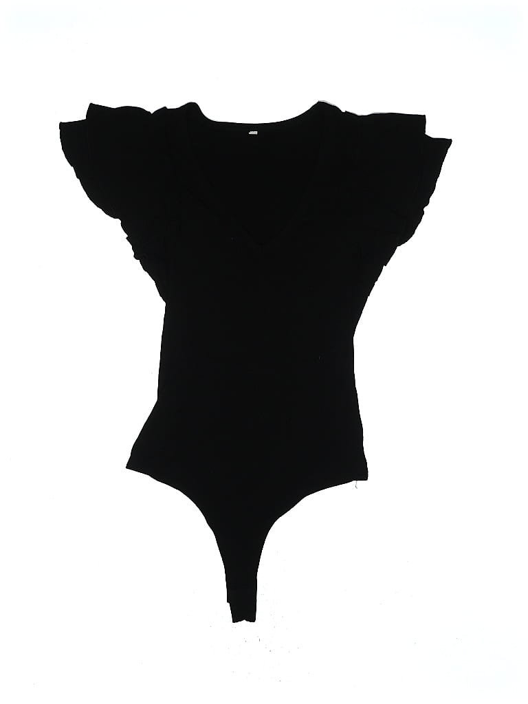 Pre-owned Unbranded Bodysuit In Black