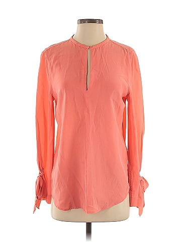 Equipment Long Sleeve Silk Top (view 1)