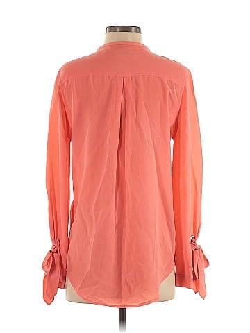 Equipment Long Sleeve Silk Top (view 2)