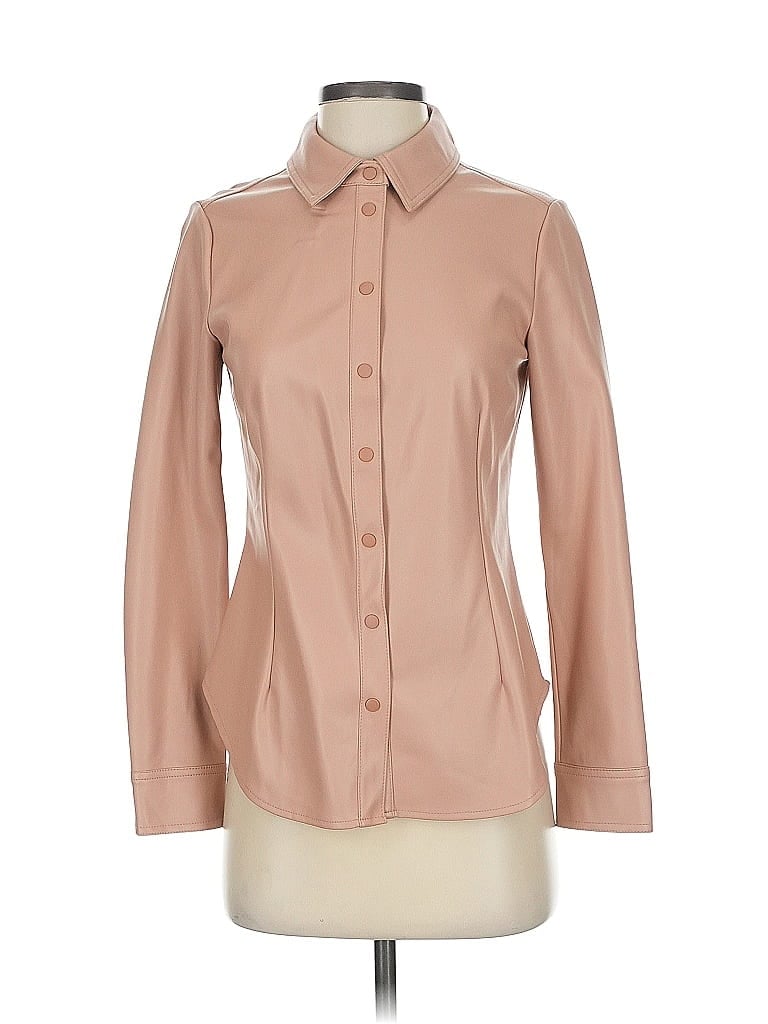 Pre-owned Mng Jacket In Brown