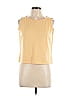 St. John Gold Sleeveless T-Shirt Size L - photo 1
