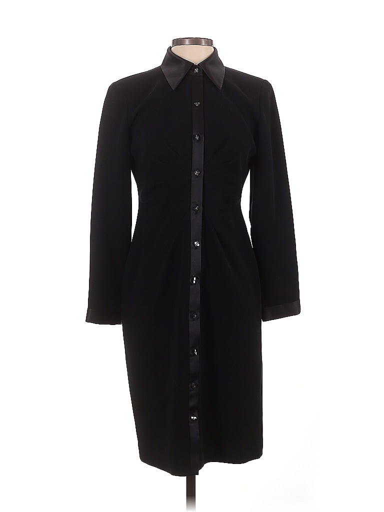 Pre-owned Talbots Casual Dress In Black