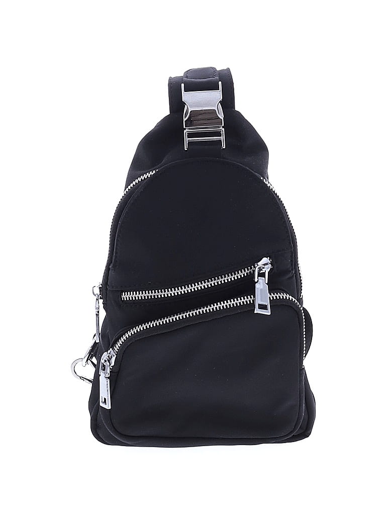 Madison West 100% Polyester Black Crossbody Bag One size - photo 1