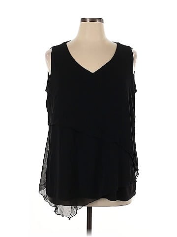 Nina Leonard Sleeveless Blouse (view 1)