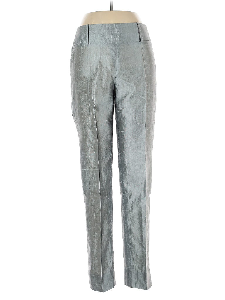 Armani Collezioni Metallic Gray Casual Pants Size 6 - photo 1