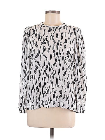 Joie Long Sleeve Silk Top (view 1)