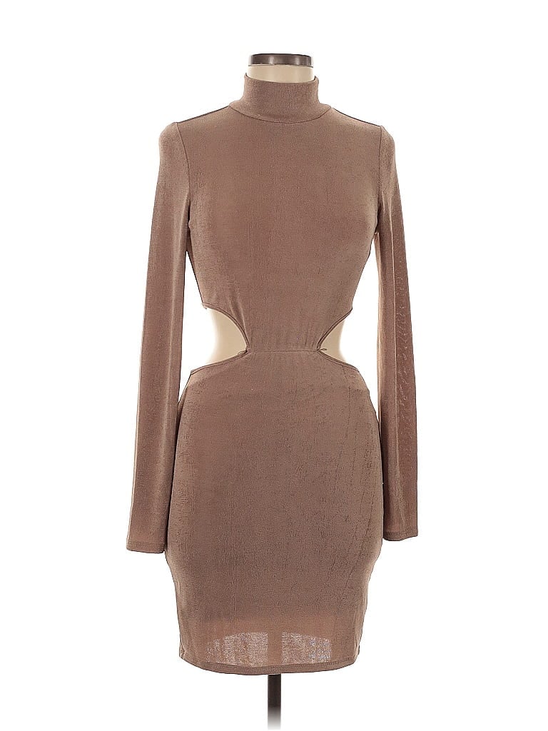12th Tribe Brown Cocktail Dress Size M - photo 1