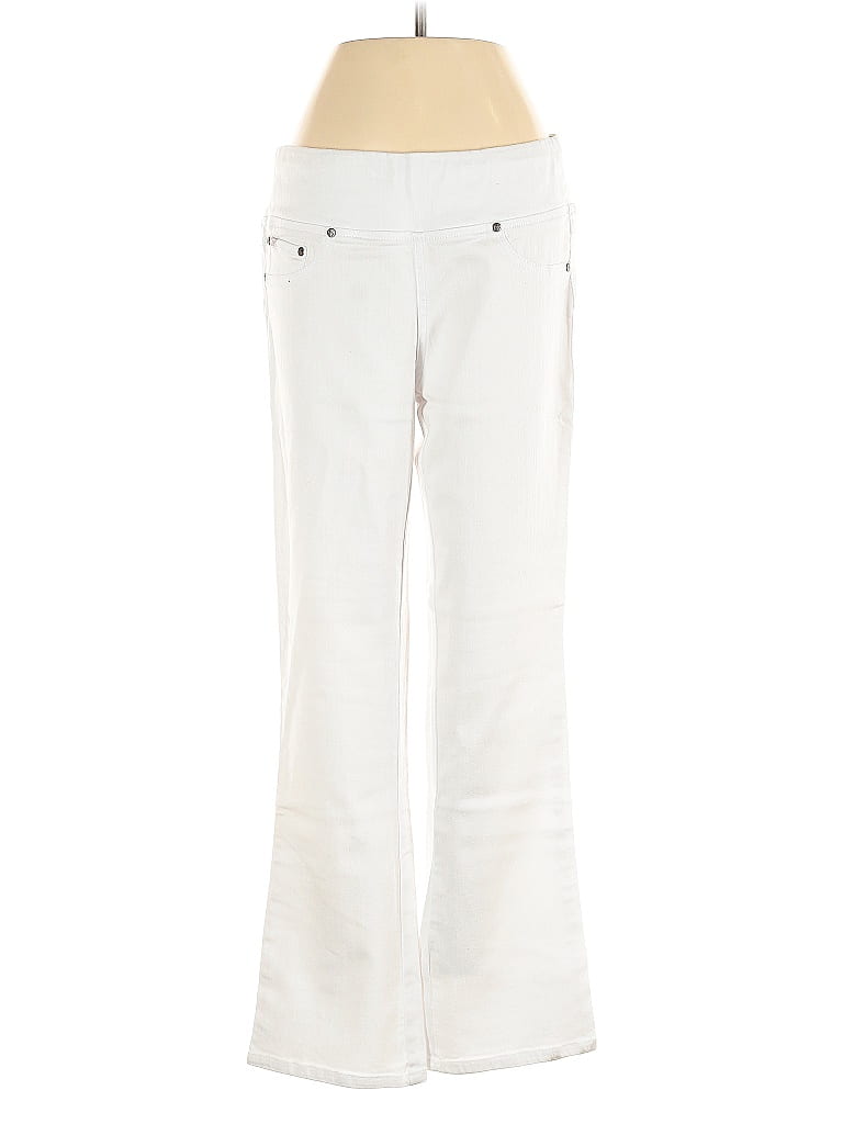 DG^2 by Diane Gilman Ivory Jeans Size S (petite) - photo 1