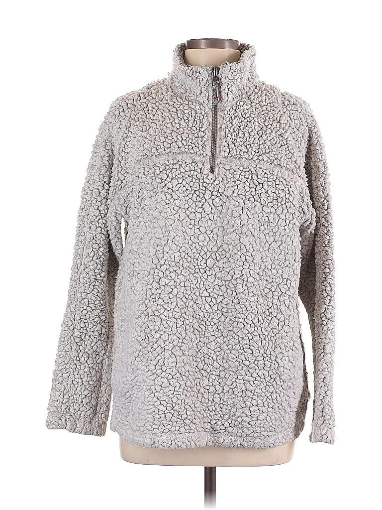 Dylan 100% Polyester Gray Fleece Size M - photo 1