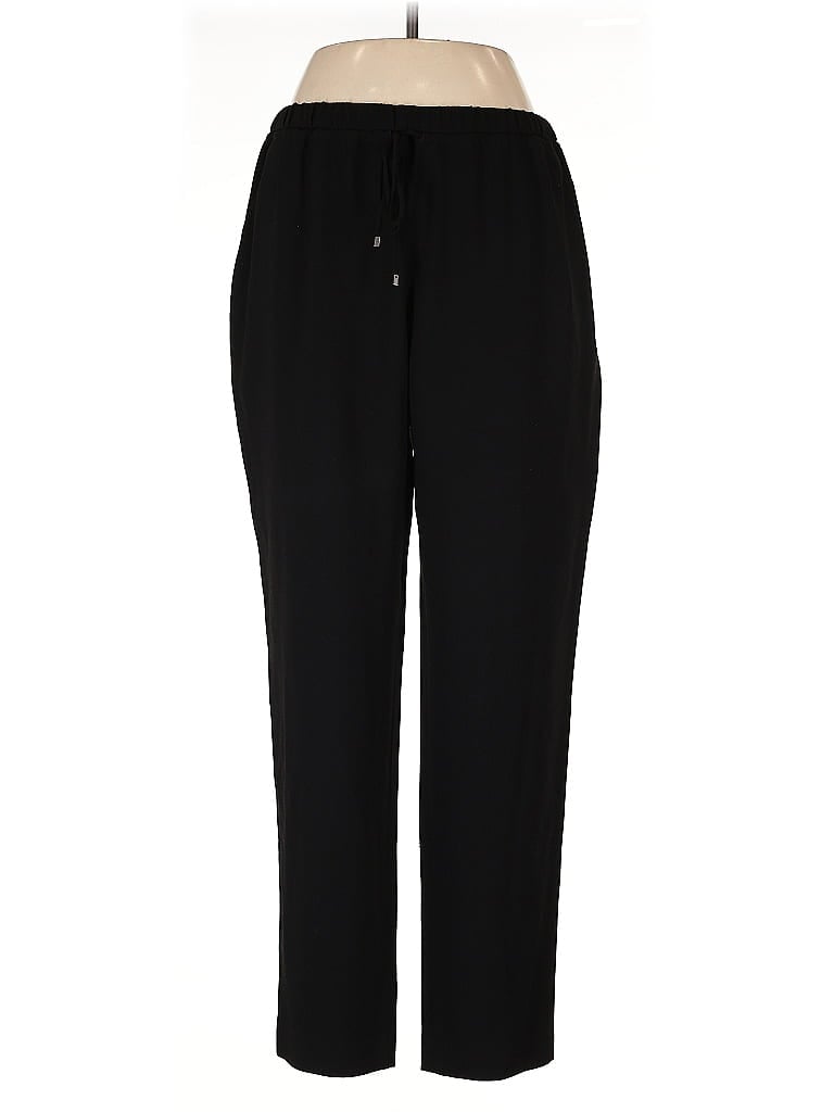 Elie Tahari Solid Black Casual Pants Size M - photo 1