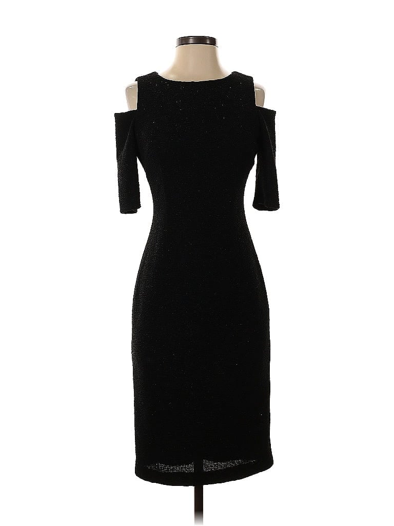 Pre-owned Eliza J Cocktail Dress In Black