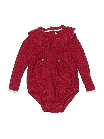 Shabby Chic Long Sleeve Onesie (view 1)