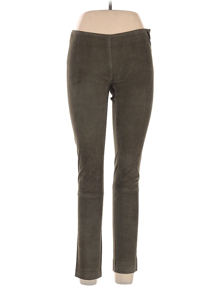 Pre-owned Drome Leather Pants In Green