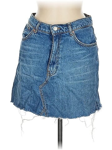 Zara Denim Skirt (view 1)