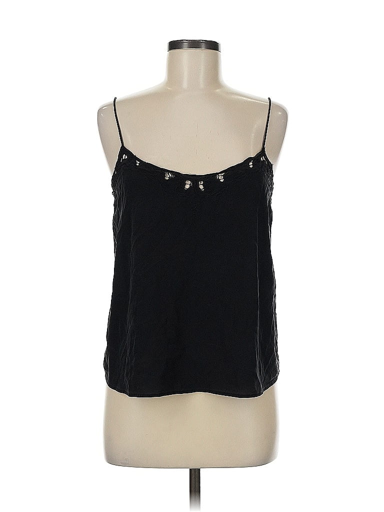 Sézane 100% Silk Black Sleeveless Silk Top Size EU (FR) 38 / US 6 - photo 1
