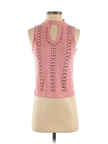 Rock & Roll Denim Sleeveless Blouse (view 1)