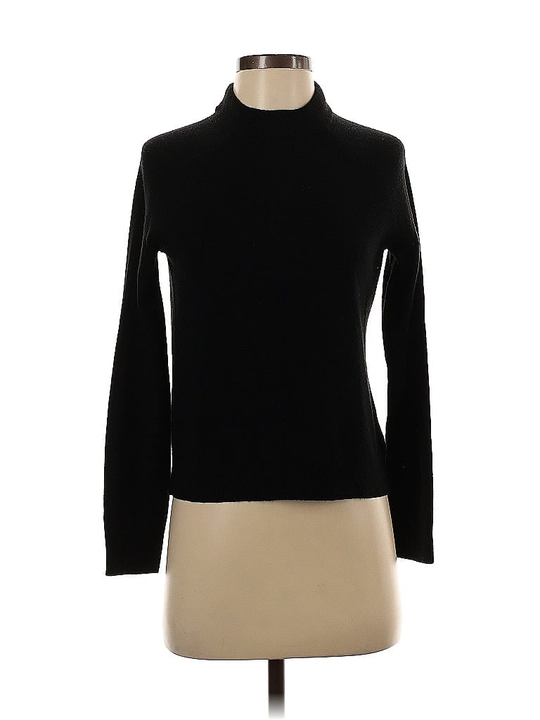 Pre-owned Karen Scott Turtleneck Sweater In Black