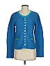 Sundance 100% Merino Extra Fine Wool Blue Wool Cardigan Size S - photo 1