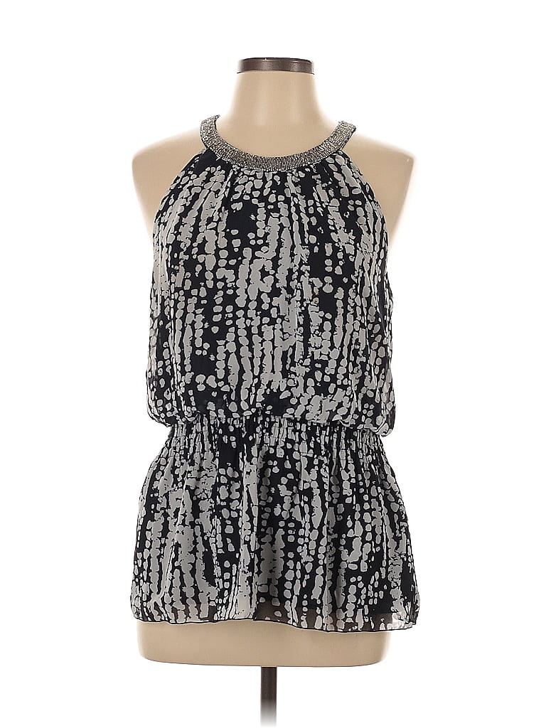 Pre-owned Alfani Sleeveless Blouse In Silver