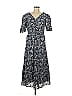 Sea New York 100% Cotton Paisley Blue Casual Dress Size M - photo 1