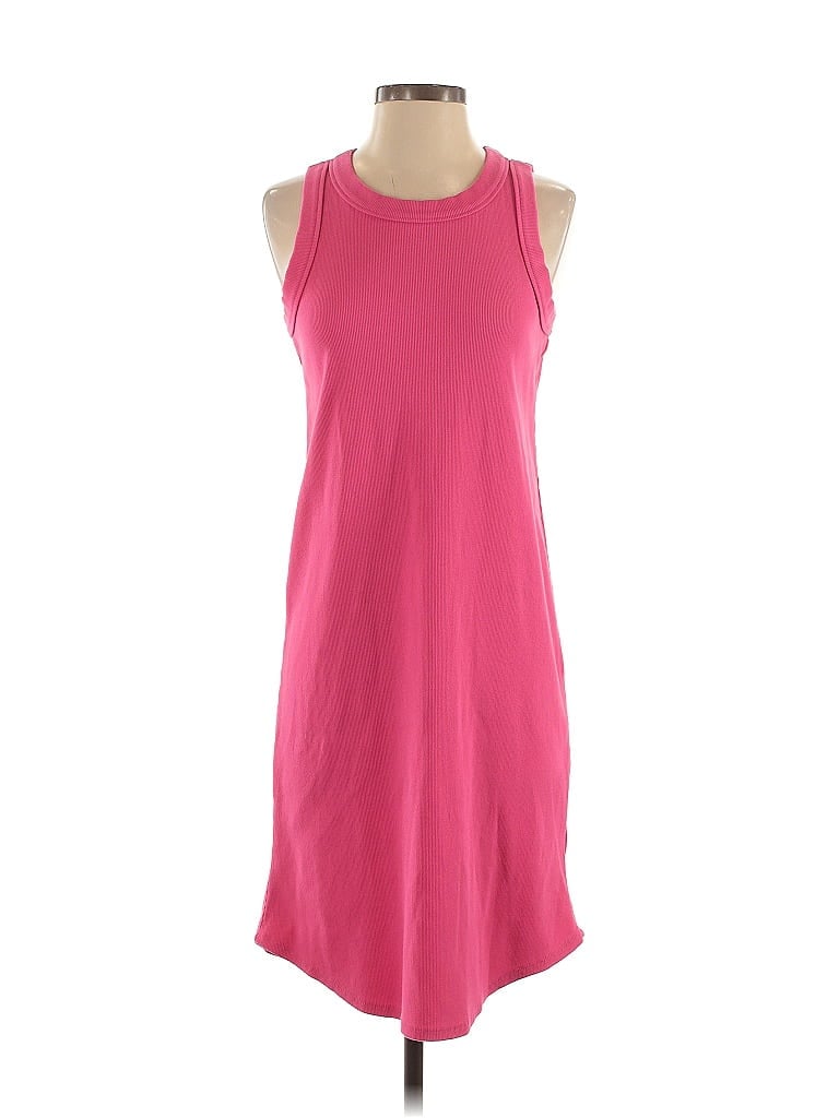 Pre-owned Lands' End Casual Dress In Pink