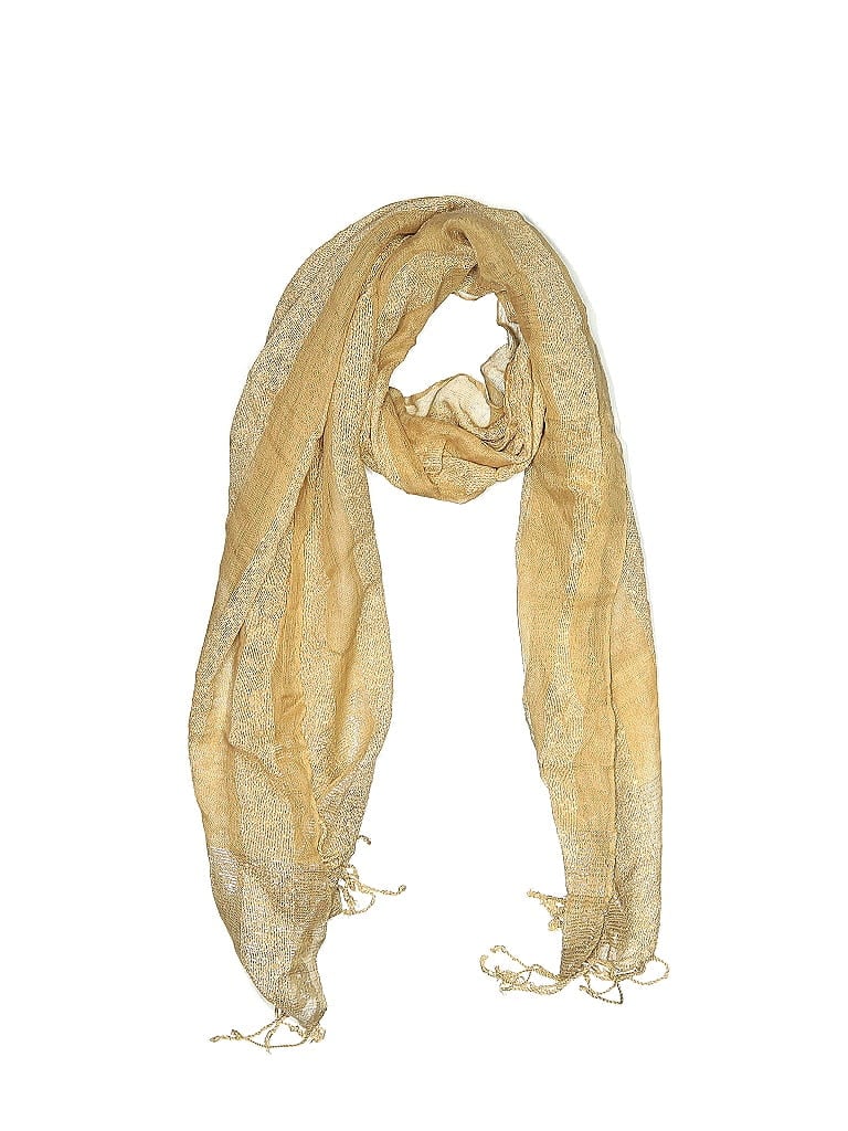 Pre-owned Assorted Brands Scarf In Brown