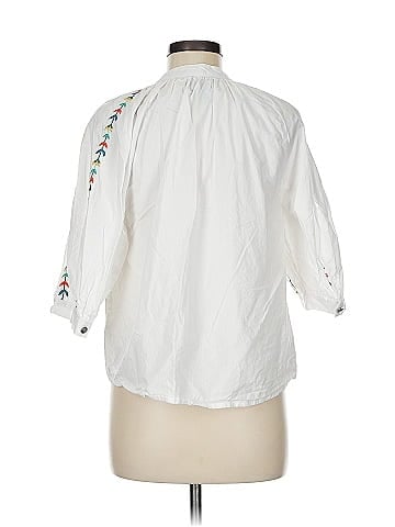 Tasha Polizzi Collection 3/4 Sleeve Button-Down Shirt (view 2)