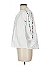 Tasha Polizzi Collection 100% Cotton White 3/4 Sleeve Button-Down Shirt Size M - photo 4