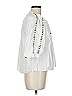 Tasha Polizzi Collection 100% Cotton White 3/4 Sleeve Button-Down Shirt Size M - photo 3