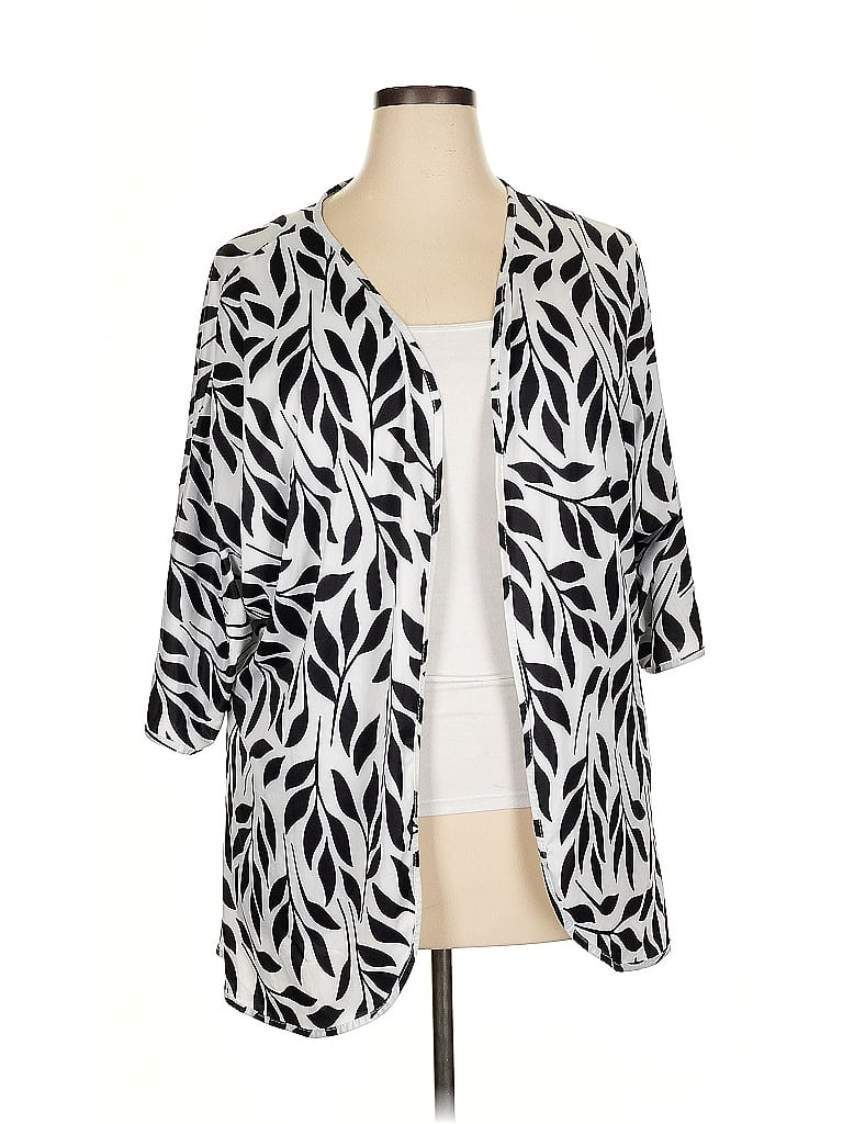 Beyond This Plane White Kimono Size 3X - photo 1