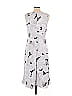 Ann Taylor Factory Graphic Gray Casual Dress Size 10 - photo 2