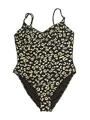 Solid & Striped One Piece Swimsuit