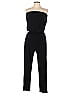 Veronica M. Solid Black Jumpsuit Size L - photo 1