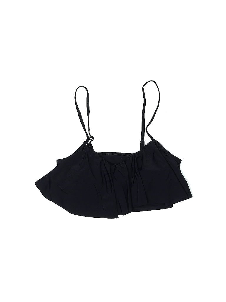 Pre-owned Unbranded Swimsuit Top Black Swimwear
